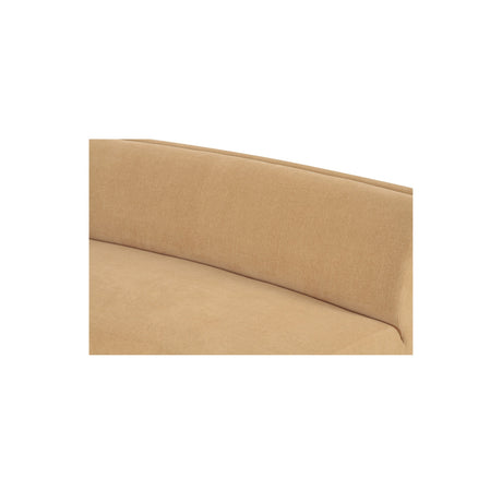 Naomi Golden Yellow 2 Piece Convex Modular Sectional by MOES at Eve Furniture