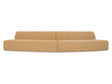 Naomi Golden Yellow 2 Piece Convex Modular Sectional by MOES at Eve Furniture