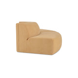 Naomi Golden Yellow 2 Piece Convex Modular Sectional by Moe's Home at Eve Furniture