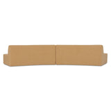 Naomi Golden Yellow 2 Piece Convex Modular Sectional by Moe's Home at Eve Furniture