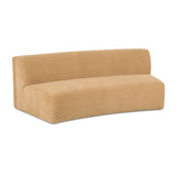 Naomi Golden Yellow Concave Sofa by Moe's Home at Eve Furniture