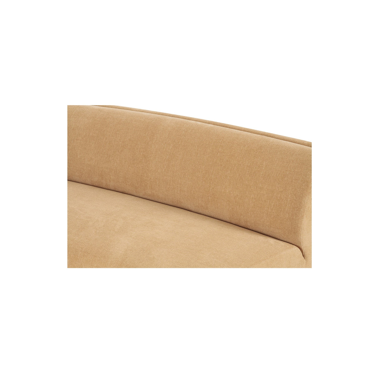 Naomi Golden Yellow Concave Sofa by Moe's Home at Eve Furniture