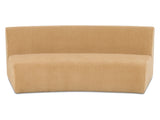 Naomi Golden Yellow Concave Sofa by Moe's Home at Eve Furniture