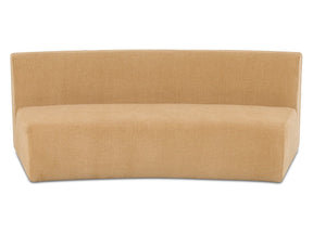 Naomi Golden Yellow Concave Sofa by Moe's Home at Eve Furniture