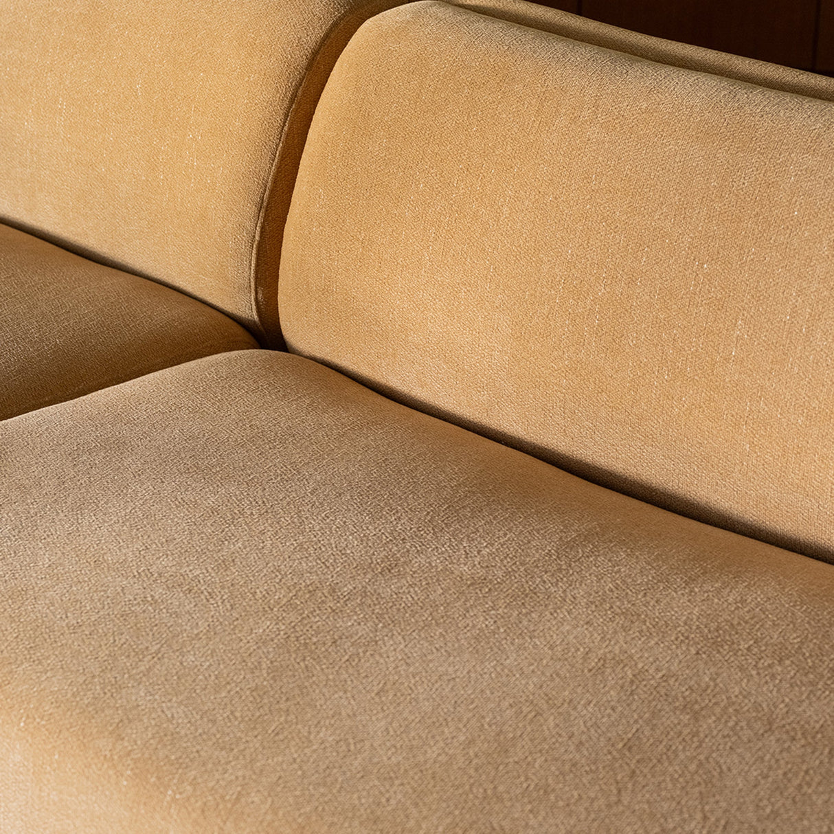 Naomi Golden Yellow Convex Sofa by Moe's Home at Eve Furniture