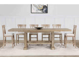 Napa 108-Inch Counter Table with/2 18-inch Leaves, Sand by Steve Silver at Eve Furniture