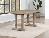 Napa 108-Inch Counter Table with/2 18-inch Leaves, Sand by Steve Silver at Eve Furniture