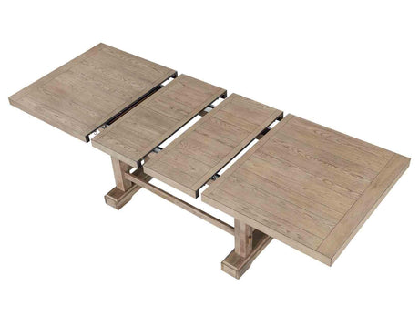 Napa 108-Inch Counter Table with/2 18-inch Leaves, Sand by Steve Silver at Eve Furniture