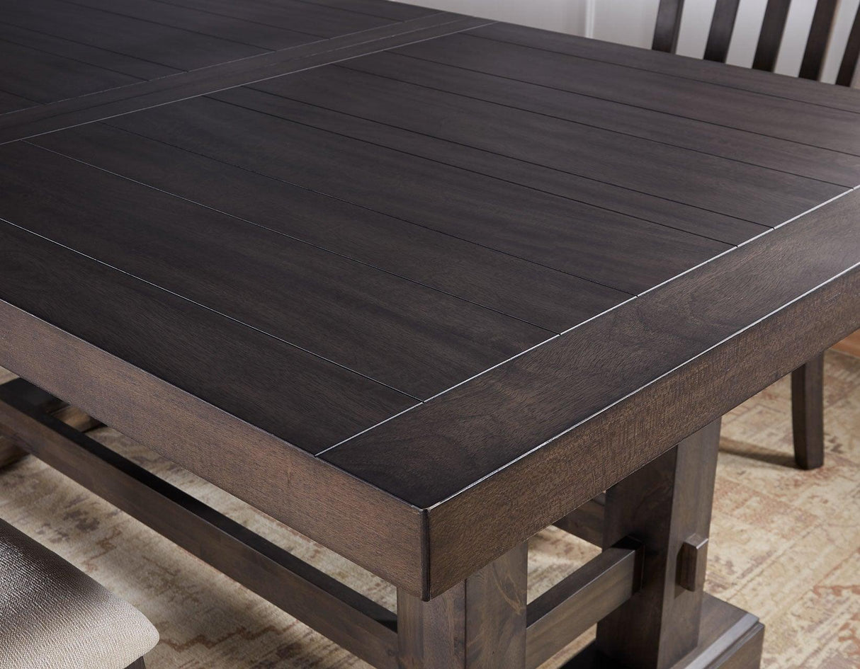 Napa 108-inch Dining Table with 2/18-inch Leaves by Steve Silver at Eve Furniture