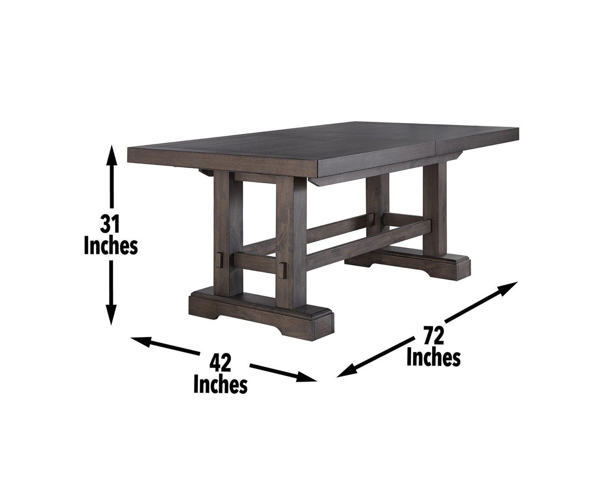 Napa 108-inch Dining Table with 2/18-inch Leaves by Steve Silver at Eve Furniture