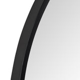 Napa 2 Black Wall Mirror by Crestview at Eve Furniture