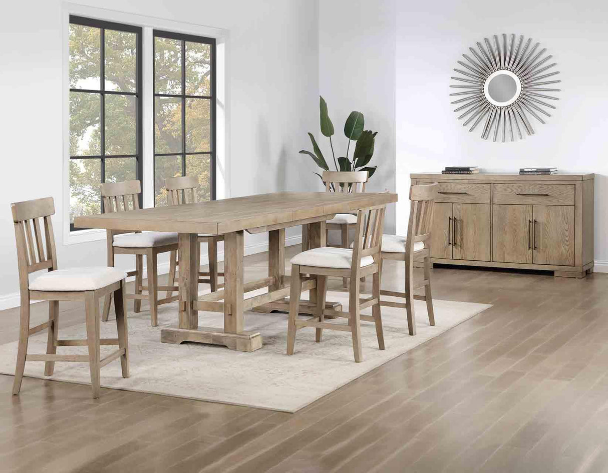 Napa 24″ Counter Stool, Sand, Set of 2 by Steve Silver at Eve Furniture