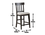 Napa 24″ Counter Stool, Set of 2 by Steve Silver - Eve Furniture