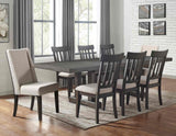 Napa 7-Piece Dining Set(Table, 2 Upholstered & 4 Side Chairs)