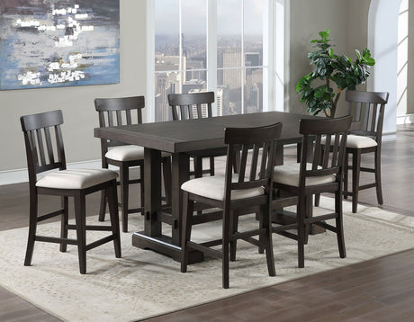 Napa Dusky Cedar Counter Height Dining Set by Steve Silver at Eve Furniture