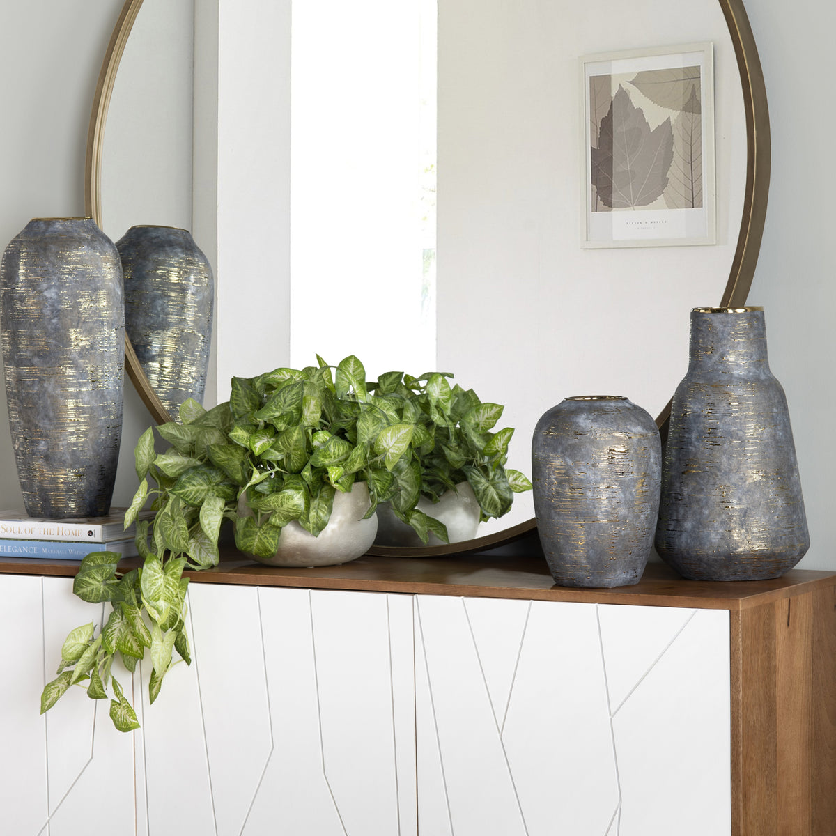 Napa Gold Wall Mirror by Crestview at Eve Furniture