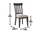 Napa Side Chair, Set of 2 by Steve Silver at Eve Furniture