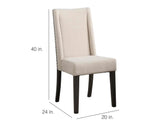 Napa Upholstered Side Chair by Steve Silver at Eve Furniture