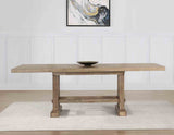 Napa Weathered Sand Counter Height Dining Set by Steve Silver at Eve Furniture