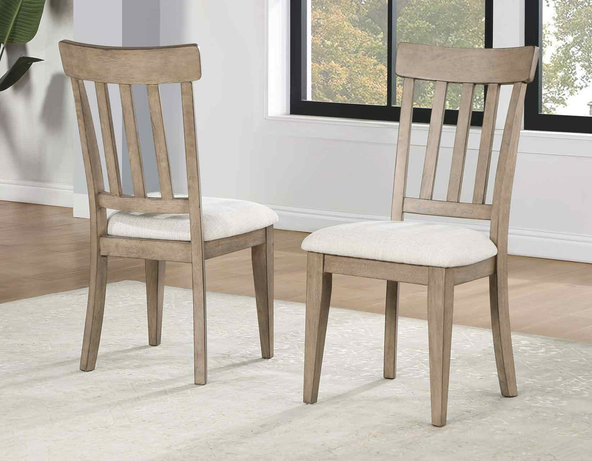 Napa Weathered Sand Dining Room Set by Steve Silver at Eve Furniture