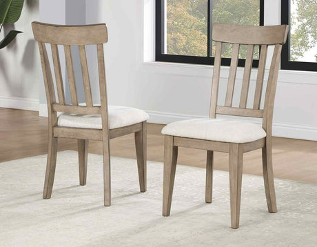 Napa Weathered Sand Dining Room Set by Steve Silver at Eve Furniture