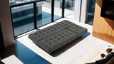 Naperville Dark Gray Futon Sofa Bed by Furniture of America at Eve Furniture