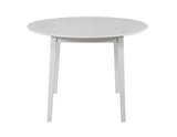 Naples Antique White Drop-Leaf Dining Room Set by Steve Silver at Eve Furniture