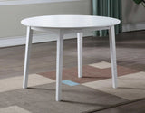 Naples Antique White Drop-Leaf Dining Room Set by Steve Silver at Eve Furniture