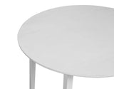 Naples Antique White Drop-Leaf Dining Room Set by Steve Silver at Eve Furniture