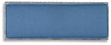 Naples Beach Light Gray Outdoor Bench with Cushion by Ashley at Eve Furniture