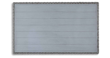 Naples Beach Light Gray Outdoor Multi-use Table by Ashley at Eve Furniture