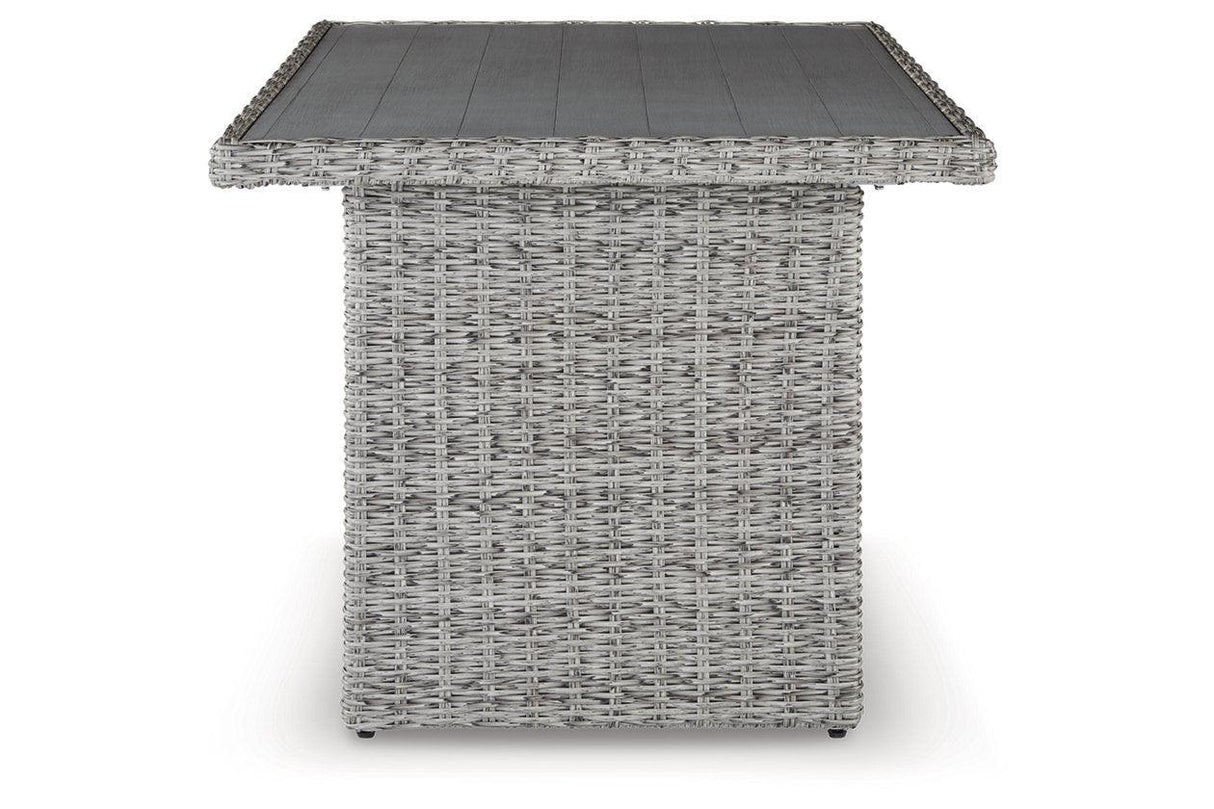 Naples Beach Light Gray Outdoor Multi-use Table by Ashley at Eve Furniture