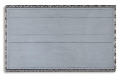 Naples Beach Light Gray Outdoor Multi-use Table by Ashley at Eve Furniture