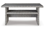 Naples Beach Light Gray Outdoor Multi-use Table by Ashley at Eve Furniture