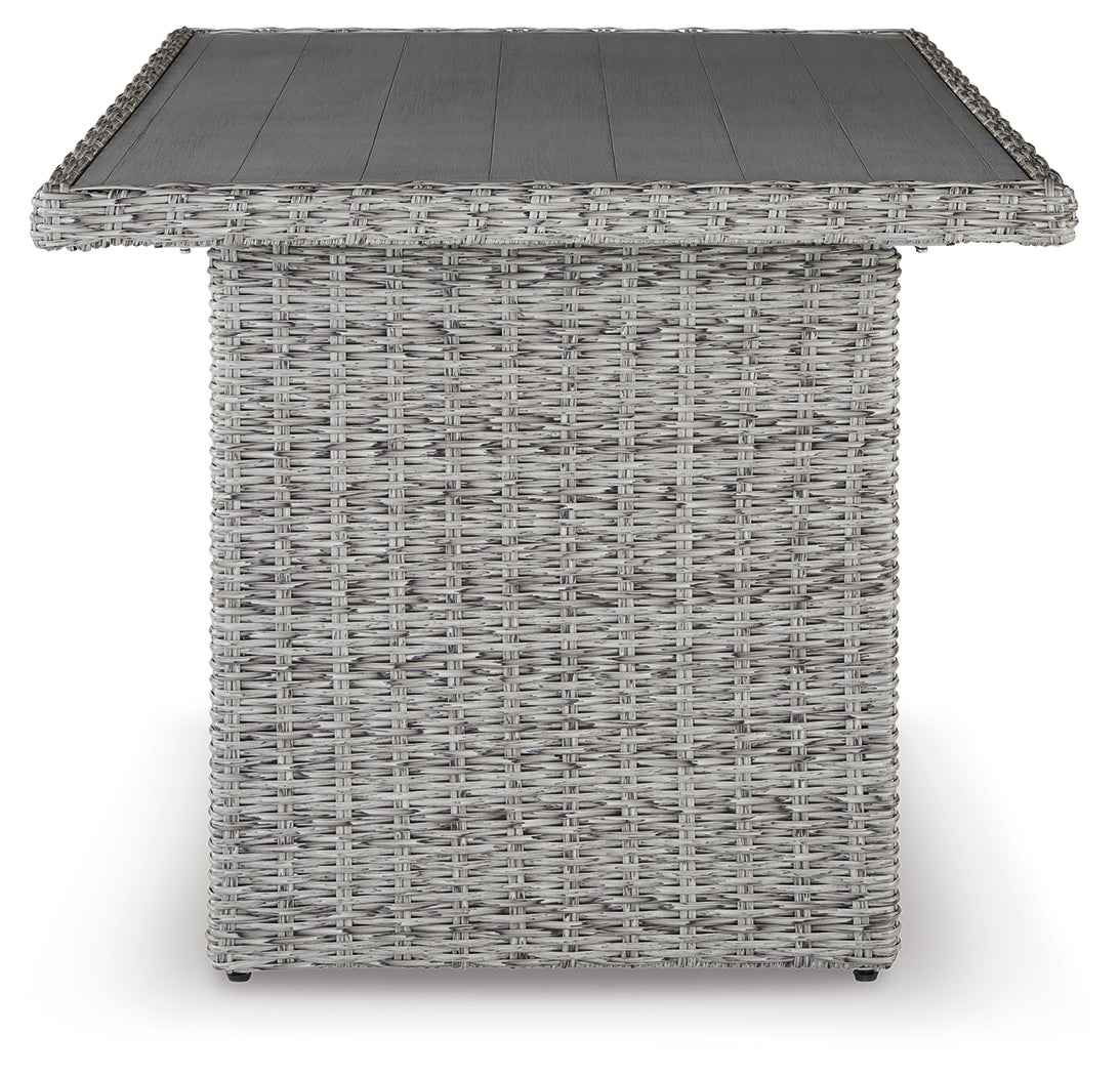 Naples Beach Light Gray Outdoor Multi-use Table by Ashley at Eve Furniture