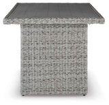 Naples Beach Light Gray Outdoor Multi-use Table by Ashley at Eve Furniture