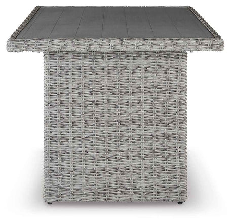 Naples Beach Light Gray Outdoor Multi-use Table by Ashley at Eve Furniture