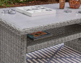 Naples Beach Light Gray Outdoor Multi-use Table by Ashley at Eve Furniture