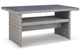Naples Beach Light Gray Outdoor Multi-use Table by Ashley at Eve Furniture