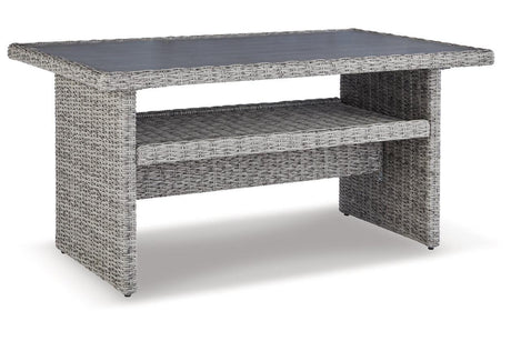 Naples Beach Light Gray Outdoor Multi-use Table by Ashley at Eve Furniture