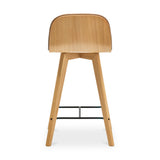 Napoli Brown Leather Counter Stool by MOES at Eve Furniture