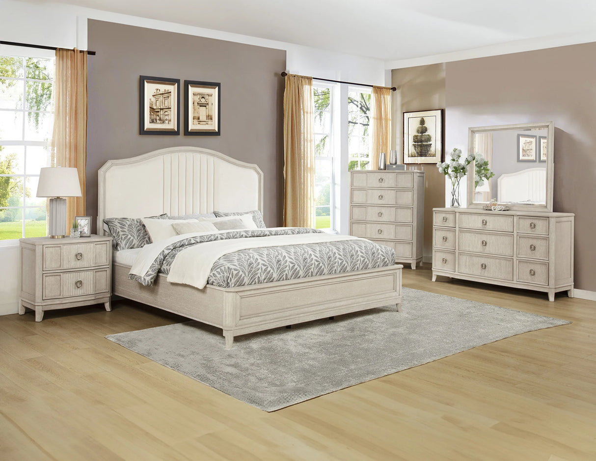 Napoli Natural Nightstand by Crown Mark at Eve Furniture