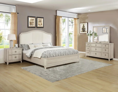 Napoli Natural Panel Bedroom Set by Crown Mark at Eve Furniture