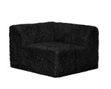 Nappi Black Compressed Foam Sectional by Furniture of America at Eve Furniture