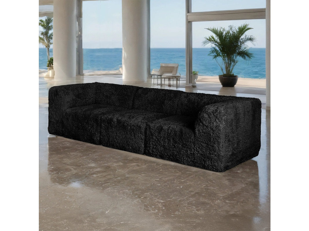 Nappi Black Sofa by Furniture of America at Eve Furniture