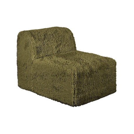 Nappi Olive Green Compressed Foam Sectional by Furniture of America at Eve Furniture