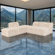 Nappi Sand Compressed Foam 5-Piece Sectional by Furniture of America at Eve Furniture