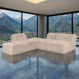 Nappi Taupe Compressed Foam Sectional by Furniture of America at Eve Furniture