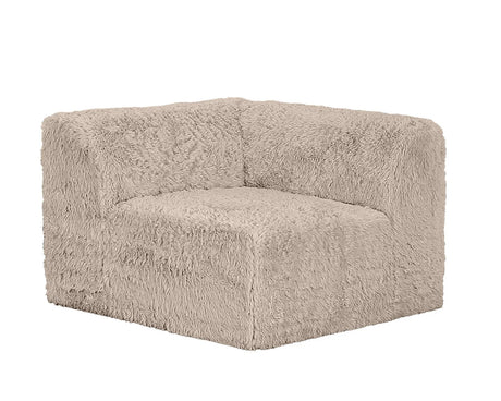 Nappi Taupe Compressed Foam L-Shape Sectional by Furniture of America at Eve Furniture