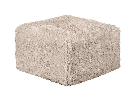 Nappi Taupe Ottoman by Furniture of America at Eve Furniture